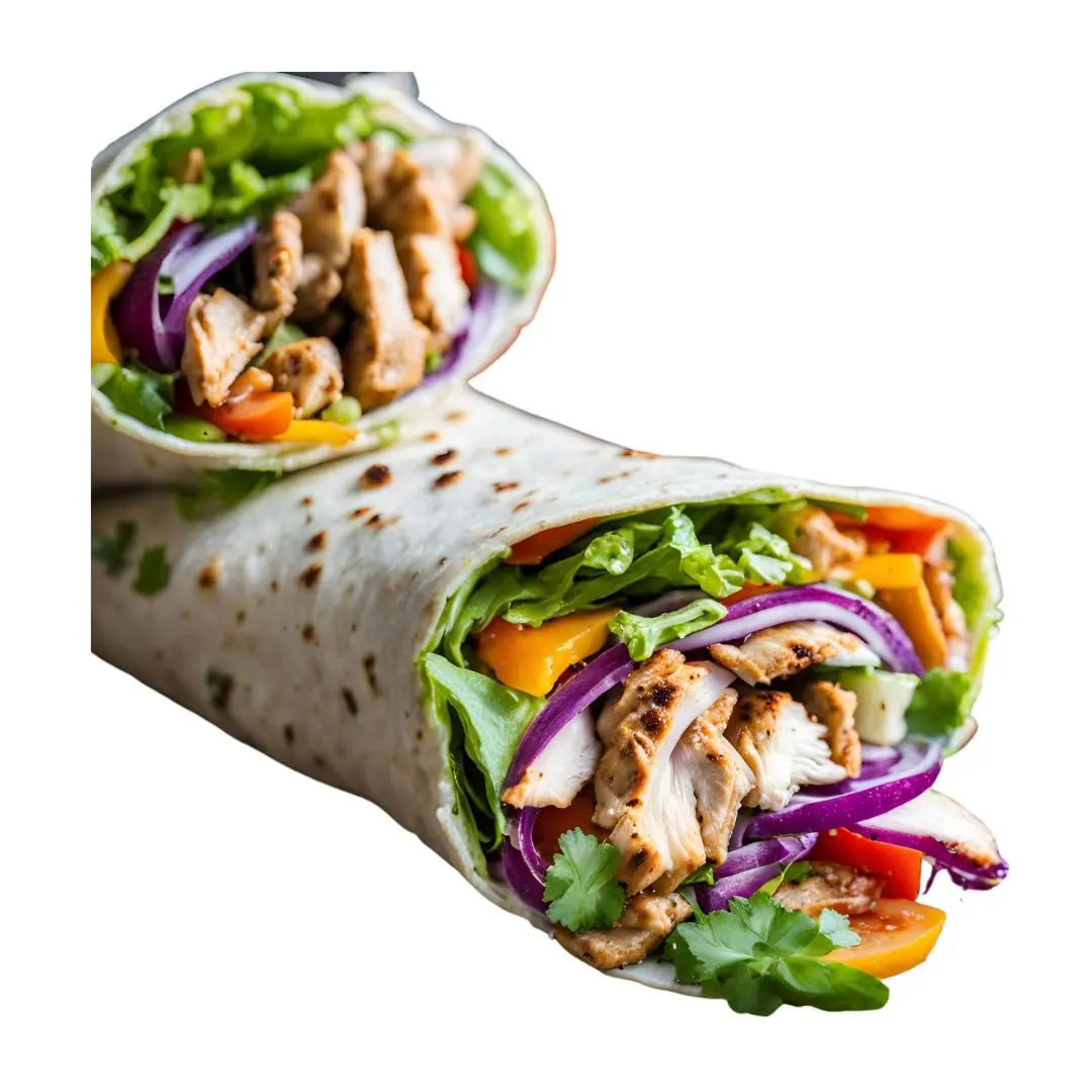 image of chicken shawarma fresh salad restaurants in trivandrum